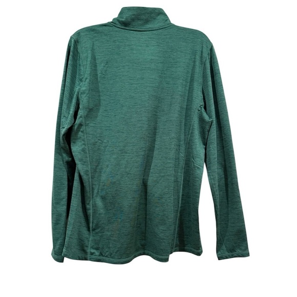 Reebok Women Performance Workout Full Zip Jacket Slim Fit Armholes Green Size XL - Picture 2 of 8